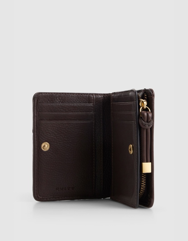 Evity - Kaia Leather Weave Small Wallet