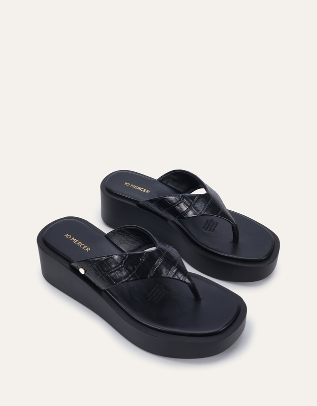 Jo Mercer - Chance Mid Wedge Sandals