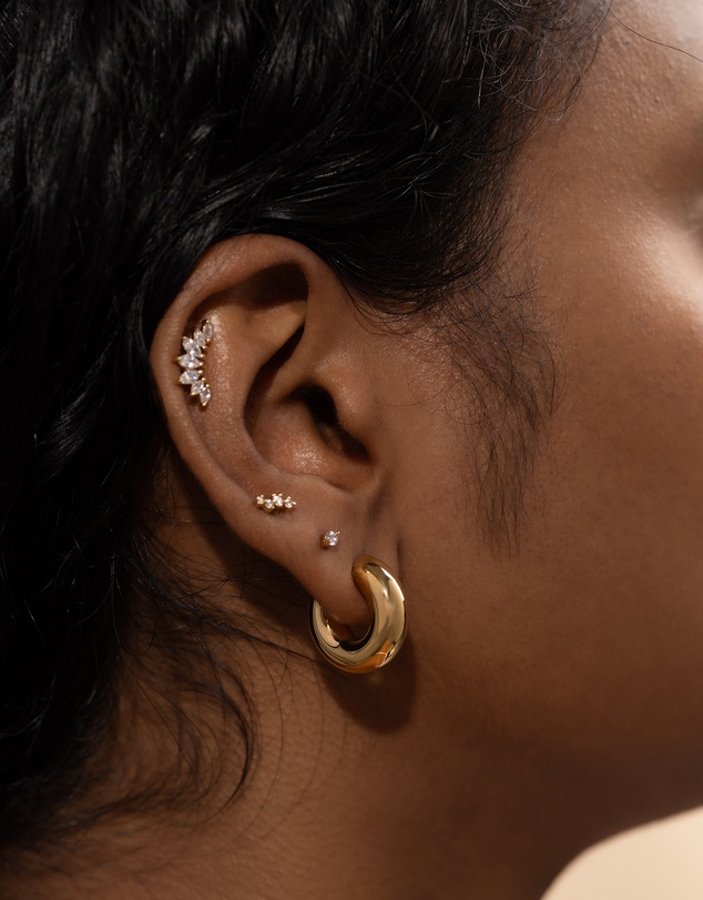 Wanderlust + Co - Hailey Nano Hoop 9mm Earrings
