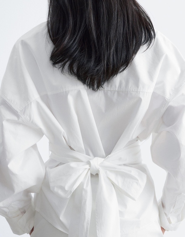 & Other Stories - Tie-Waist Cotton Shirt
