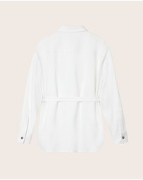 IDA+S - Mara Utility Belted Cotton Shirt