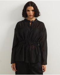 Atmos&Here - Liliora Tie Waist Top
