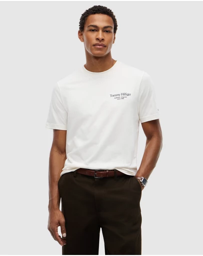 Tommy Hilfiger - Back Logo Crew Neck T-Shirt