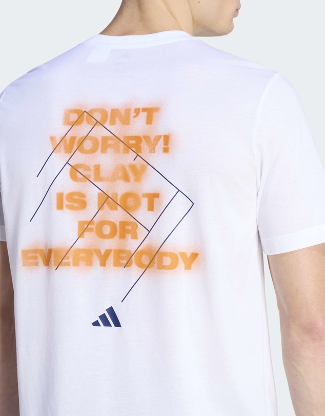 adidas Performance - TENNIS CLAY IS NOT GRAPHIC T-SHIRT Mens