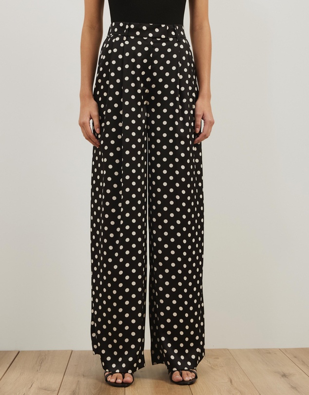Atmos&Here - Fiona Polka Dot Tailored Trousers