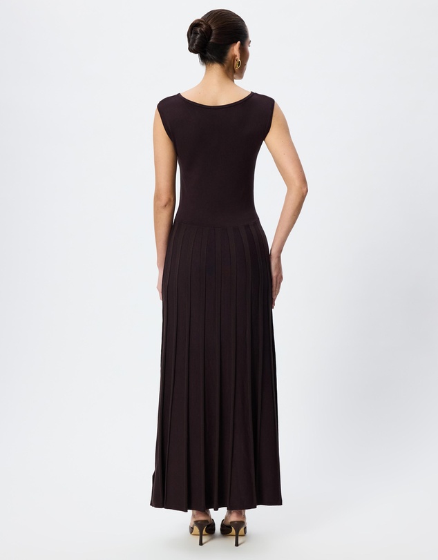 Tussah - Olivia Boat Neck Knitted Midi Dress