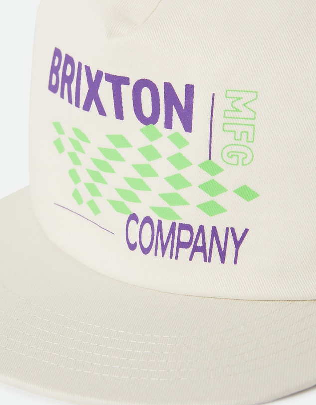Brixton - Neon Finish Line High Profile Snapback