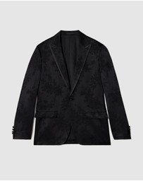 Politix - Matheson Jacquard Black Tie Tuxedo