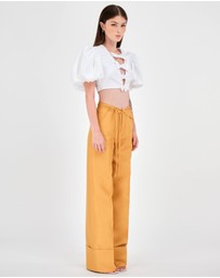 JUSTIN TONG - Mini Bow Blouse