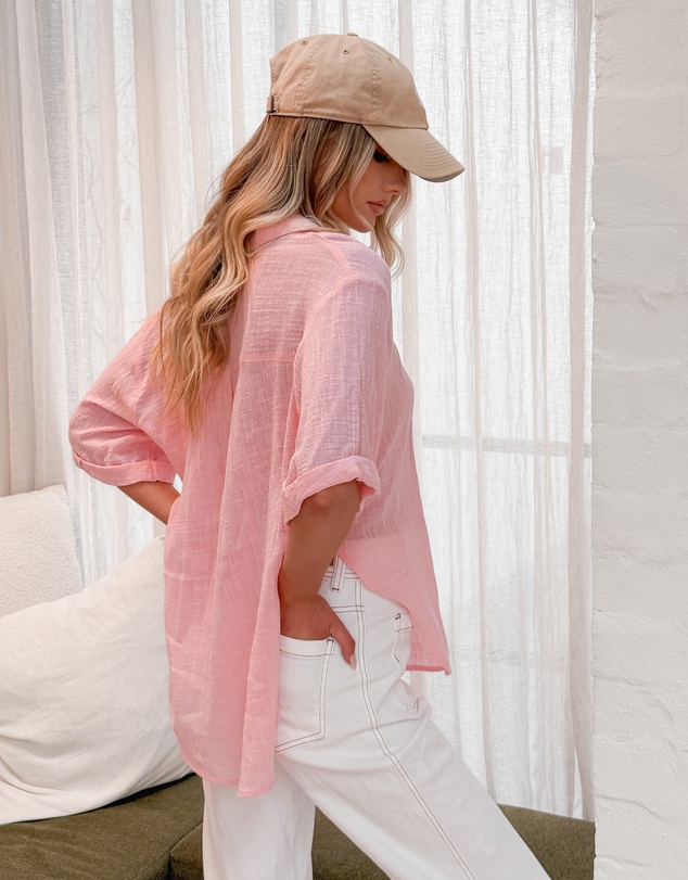 Esther & Co - Fraise Top - Pink