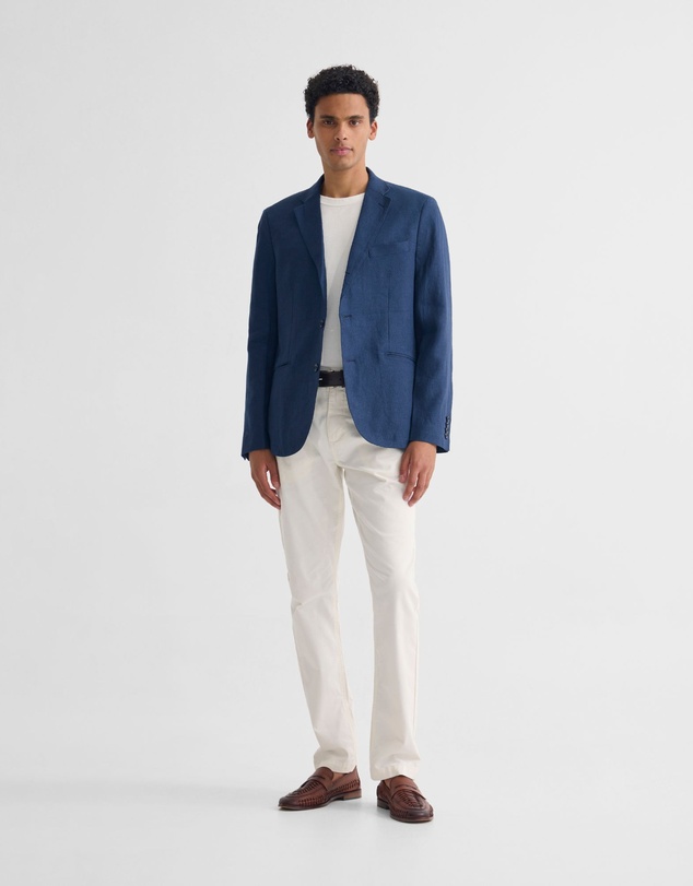 Oxford - 3 Button Linen Milton Blazer