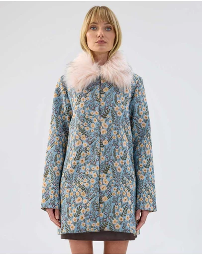 Unreal Fur - Feuilles Mortes Coat