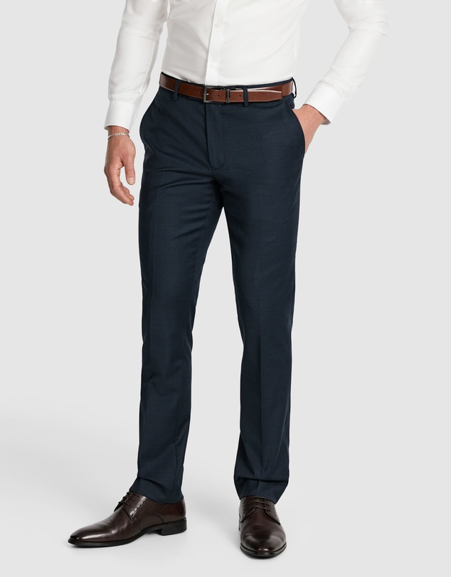 Tarocash - Ty Slim Check Wool Pant