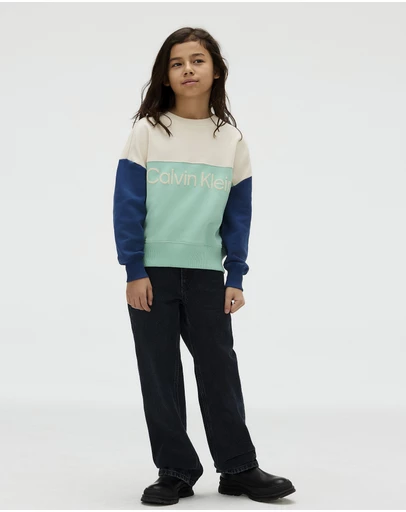 Calvin Klein Jeans - Colourblock Logo Sweatshirt