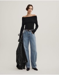 Witchery - Fold Over Knit