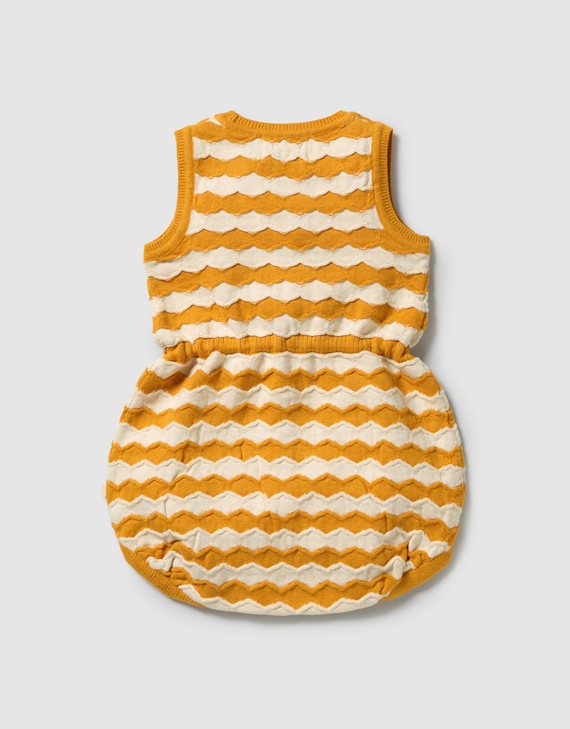 Wilson & Frenchy - Organic Knitted Chevron Bodysuit - Babies