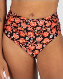 Baku Swimwear - Flamenco Gathered High Waist Bikini Bottom