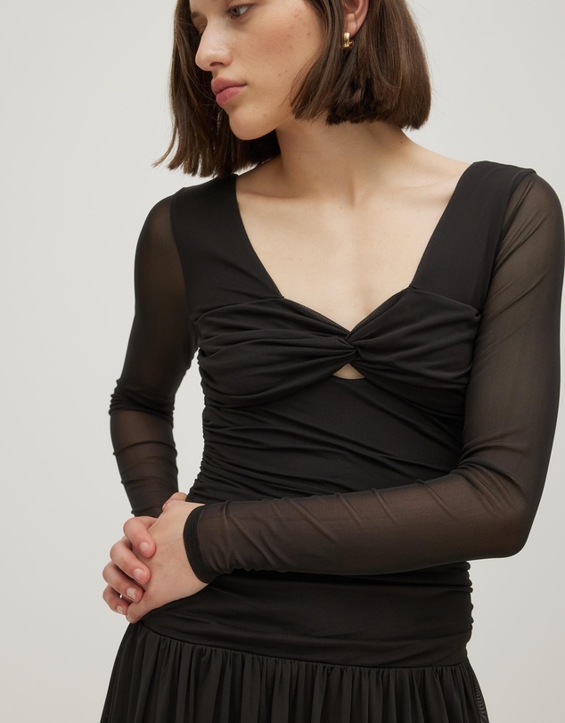 Lover - Sylas Mesh Midi Dress