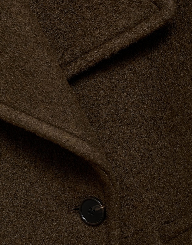 M.N.G - Oversized Wool Coat With Maxi Lapels