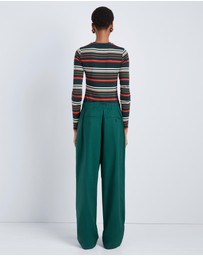 Proenza Schouler White Label - Mae Top In Striped Jersey
