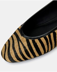 ARKET - Pony Hair-Effect Ballerinas
