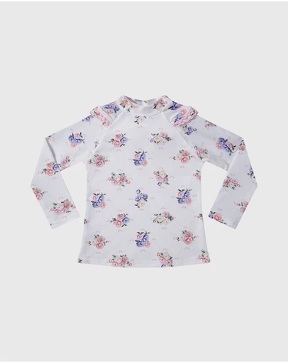Aqua Blu Kids - Posie Long Sleeve Rash Vest - Babies