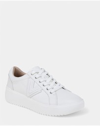 Vionic - Kearny Lace-Up Casual Sneaker - White