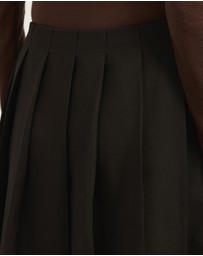 Atmos&Here - Elspeth Pleated Knee Length Skirt