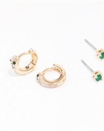 Lovisa - Gold Dainty Earring 3-Pack