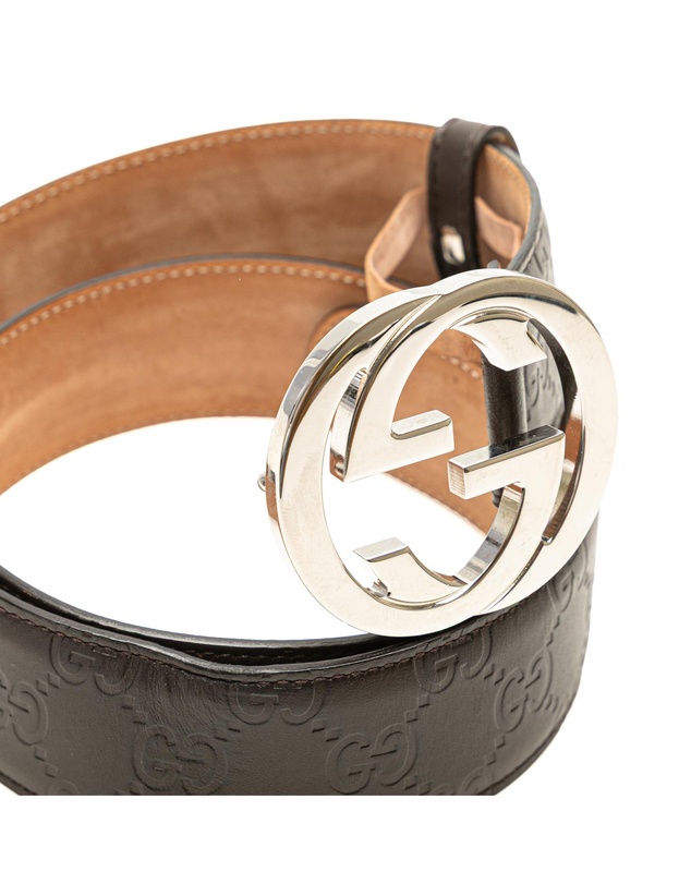 Pre-Loved by Azura Reborn - Pre-Loved Guccissima Interlocking G Belt