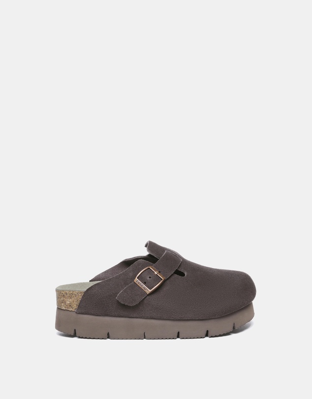 EVERAU - EverAU Ugg Brooklyn Platform Cow Suede Upper Clogs