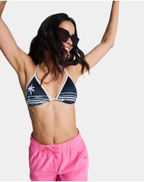 Roxy - Womens The Retro Tiki Tri Bikini Top