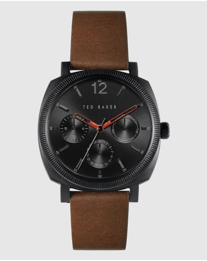 Ted Baker - Caine Urban 42mm Tan Leather Watch