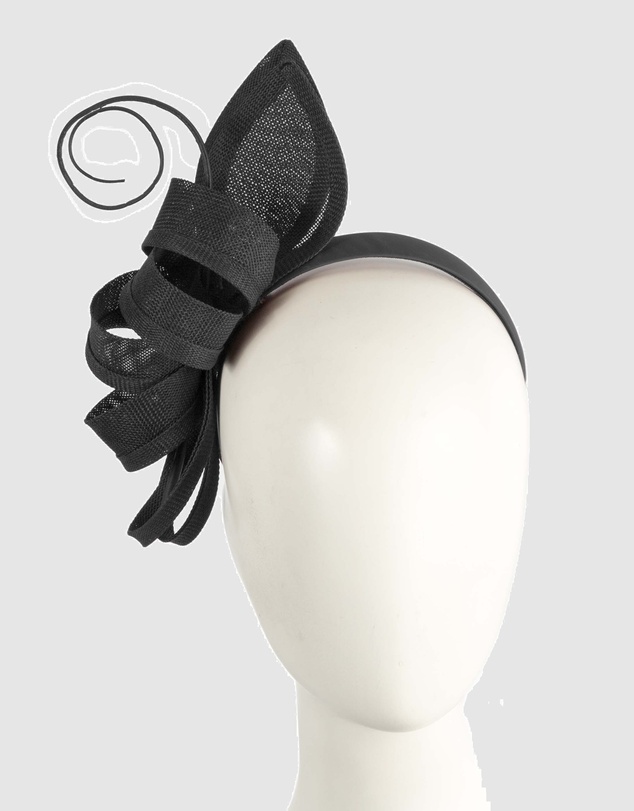 Max Alexander - Black Bow Fascinator
