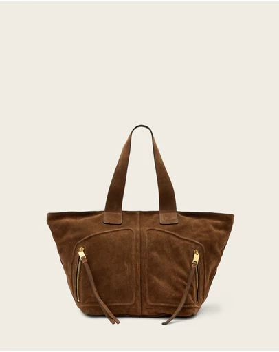AllSaints - Jean Rey Suede Tote Bag