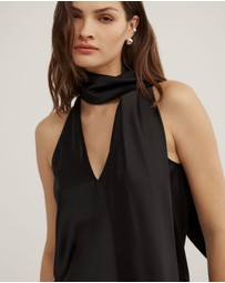 Witchery - V-neck Scarf Top