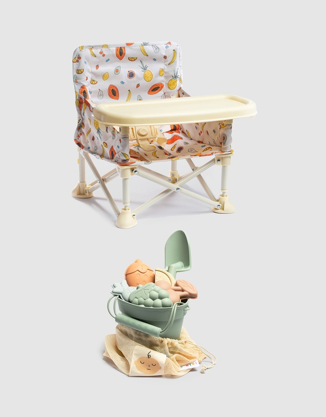 IZIMINI - Clementine Baby Chair V2 & Beach Toys
