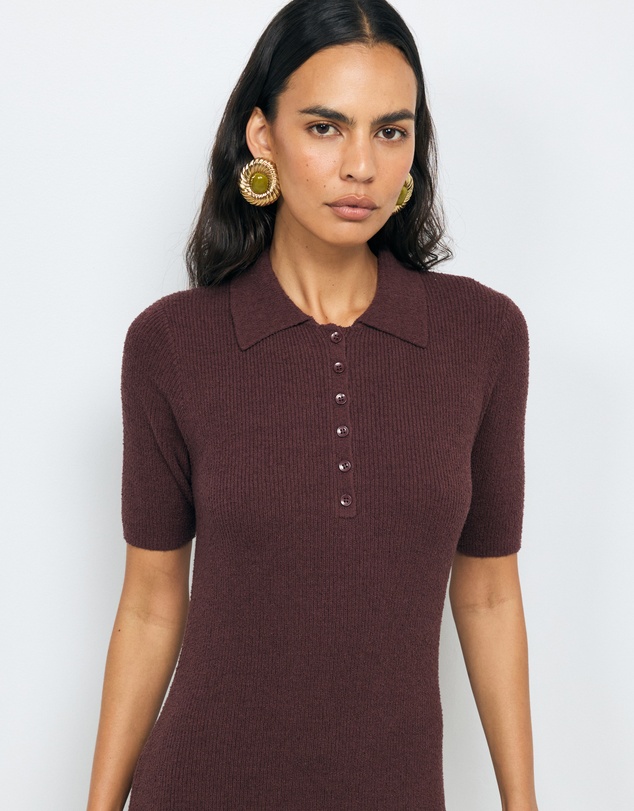 AERE - Asha Textured Knit Dress