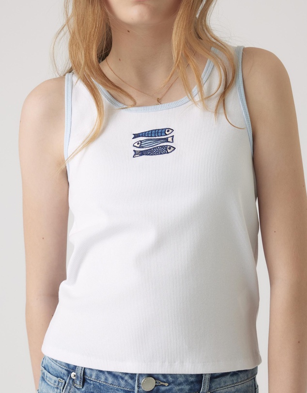 Decjuba Kids - Embroidered Tank - Teens