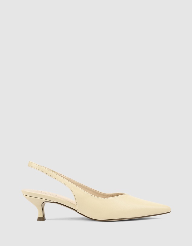 Verali - Lush Slingback Kitten Heels