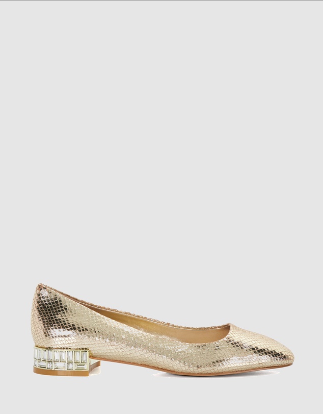 Dune London - Ballerina - Gold