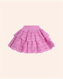 Huxbaby - Tiered Broderie Skirt - Babies-Teens