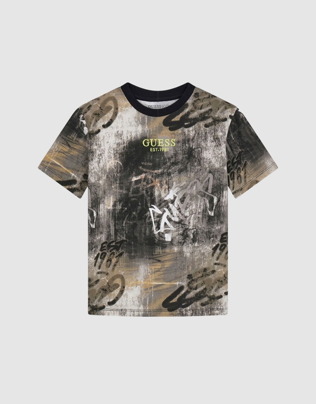 GUESS - Urban City Print Oversize T-Shirt