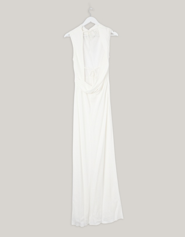 Revibe - Repaired Shona Joy Rio Cowl Open Back Maxi Dress - AU 10