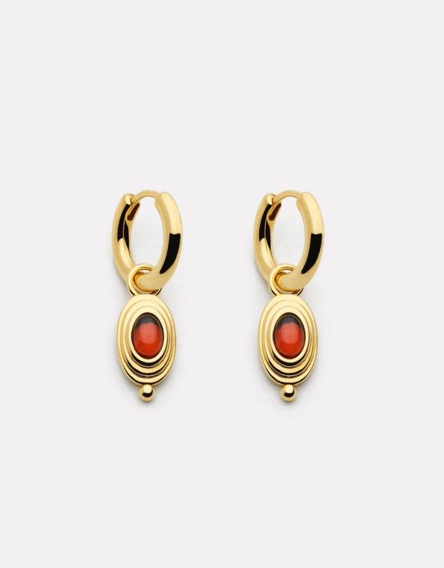 Najo - Horizon Garnet Earring