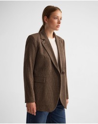 Oxford - Calliope Blazer With Button Lapel
