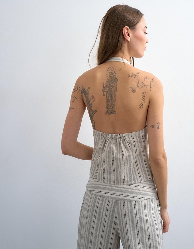 TOPSHOP - Flora Halter Top