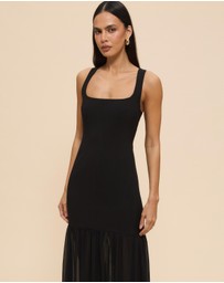 CHANCERY - Luella Scoop Neck Drop Waist Maxi Dress