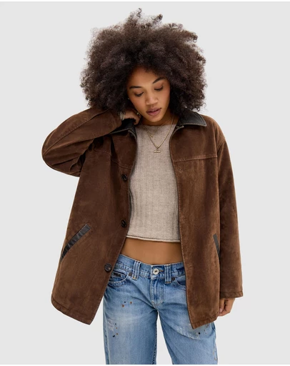 BDG By Urban Outfitters - BDG Suede Eugine Jacket