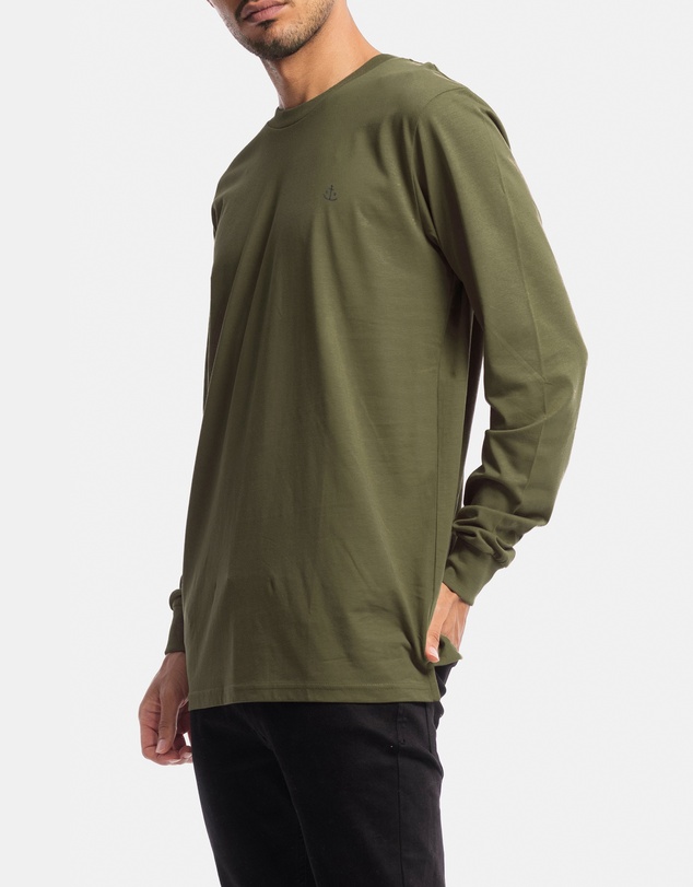 Stock & Co. - Stock & Co Anchor Embroidery Long Sleeve Tee